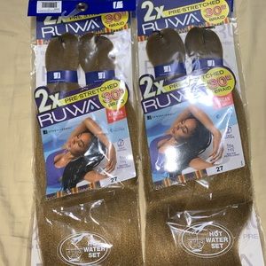Ruwa 2x pre-stretched hair 30in